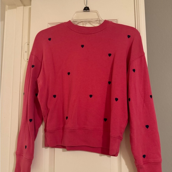 Rails Pink Knit Top with Heart Detail - Picture 1 of 3
